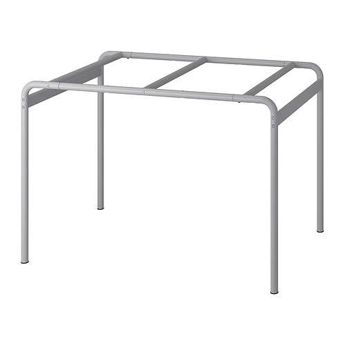 GRÅSALA zestaw - podstawa blatu stołu, 110x67x75 cm, szary
blat, 110x67 cm, szary