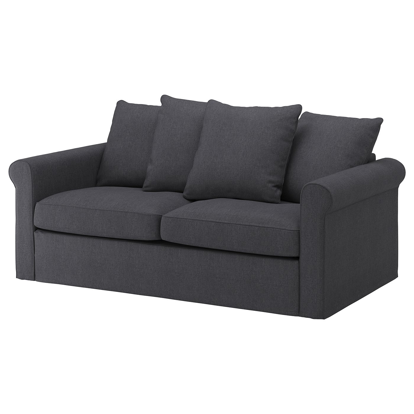 GRÖNLID Sofa 2osobowa rozkładana Sporda ciemnoszary IKEA