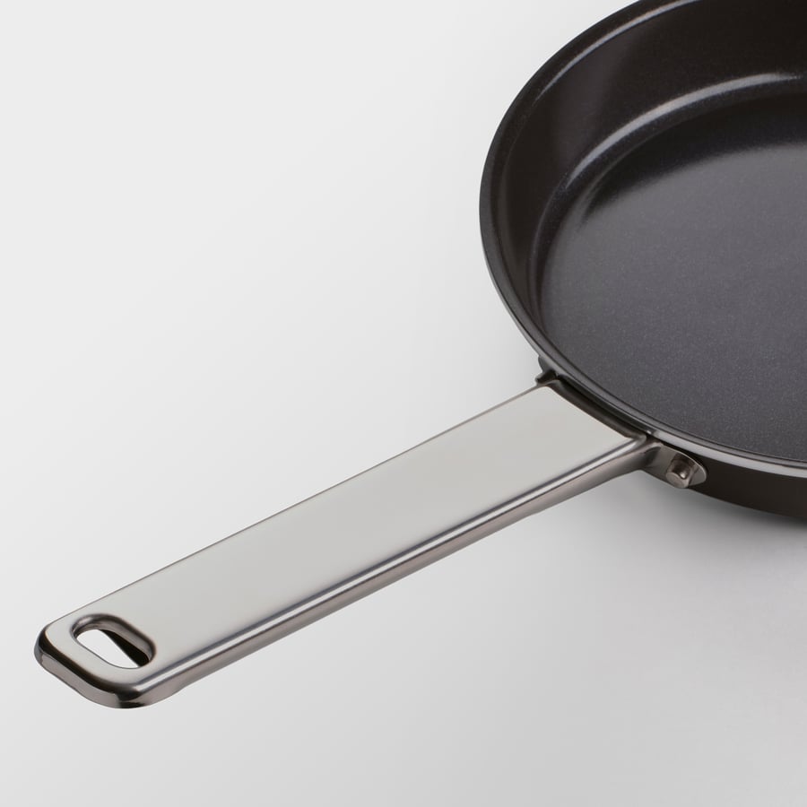 GULDÖRING Panna, nepiedegošs pārklājums, nerūsējošais tērauds/melns pelēks, 16 cm