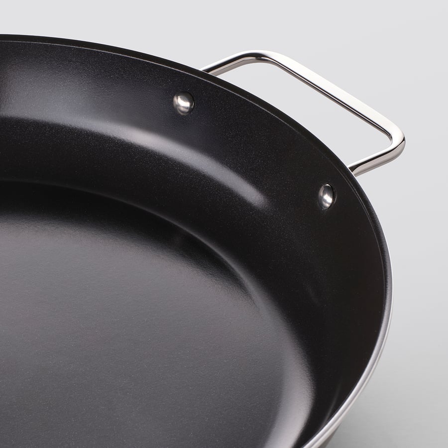 GULDÖRING Panna, nepiedegošs pārklājums, nerūsējošais tērauds/melns pelēks, 32 cm