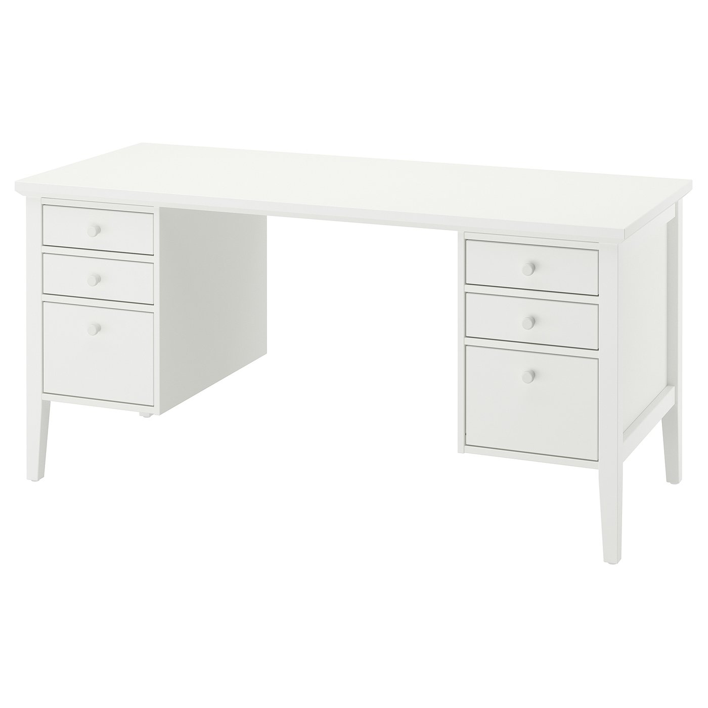 Письмовий стіл IKEA GULLABERG, білий, 155 × 65 × 75 см