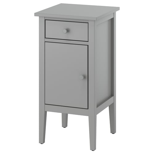 GULLABERG Приліжковий столик - з 1 шухлядою з дверцятами/сірий 38x40x75 см