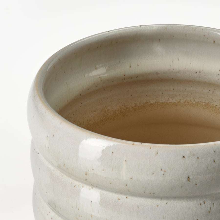 HASSELBUKETT puķupods, lietošanai telpās vai ārā/smilškrāsā, 12 cm