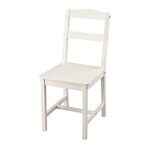 HAUGA - krzesło, biały