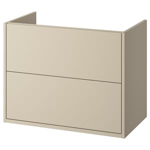 HAVBÄCK Шафка під умивальник із шухлядами - бежевий 80x48x63 см