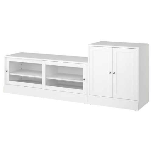 HAVSTA Тумба під ТБ - білий 241x47x89 см