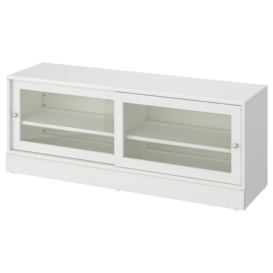 HAVSTA  TV galdiņš ar cokolu, 160x47x62 cm, baltā krāsā  