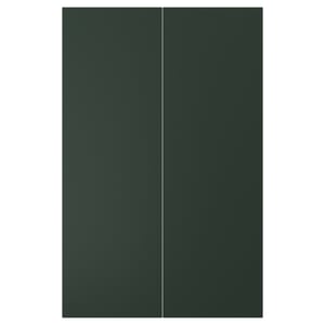 HAVSTORP Двері кутової шафки 2 шт. - насичений зелений 25x80 см