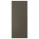 Drzwi HAVSTORP: ciemnobrązowe, prostokątne, gładka powierzchnia, farba akrylowa i płyta pilśniowa.