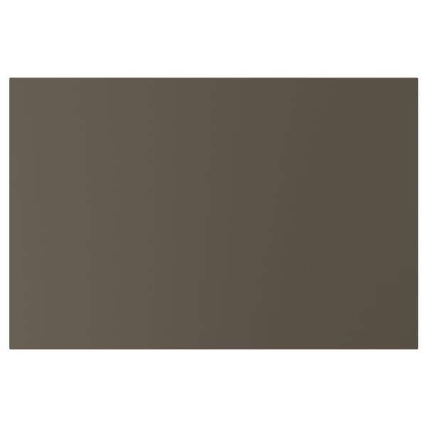 Drzwi HAVSTORP, ciemnobrązowe, prostokątne, gładkie wykończenie.