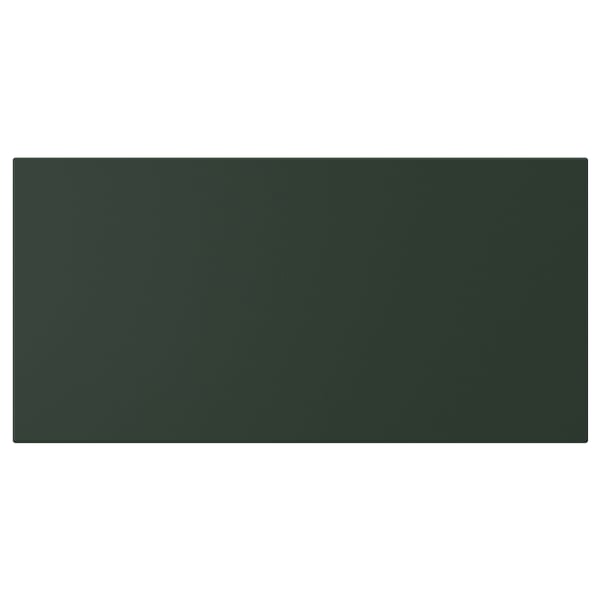 Ciemnozielony prostokątny panel firmy HAVSTORP, wykonany z płyty pilśniowej.