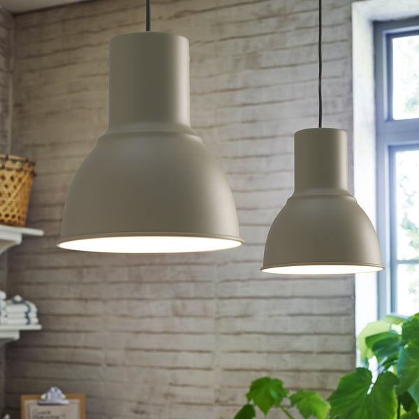 Hektar Lampa Wiszaca Bezowy 22 Cm Zamow Tutaj Ikea