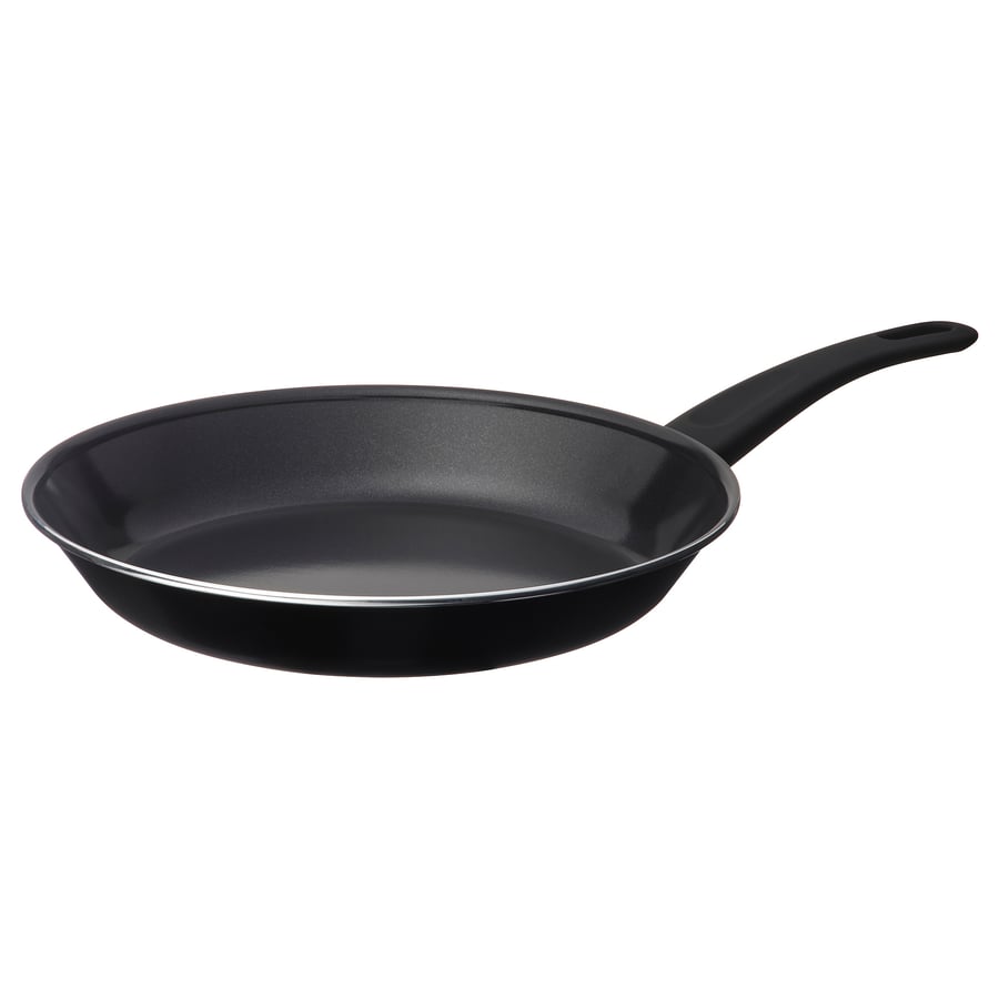 HEMLAGAD panna, nepiedegošs pārklājums melnā krāsā, 28 cm