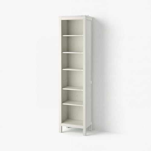 HEMNES Стелаж - біла морилка 49x197 см