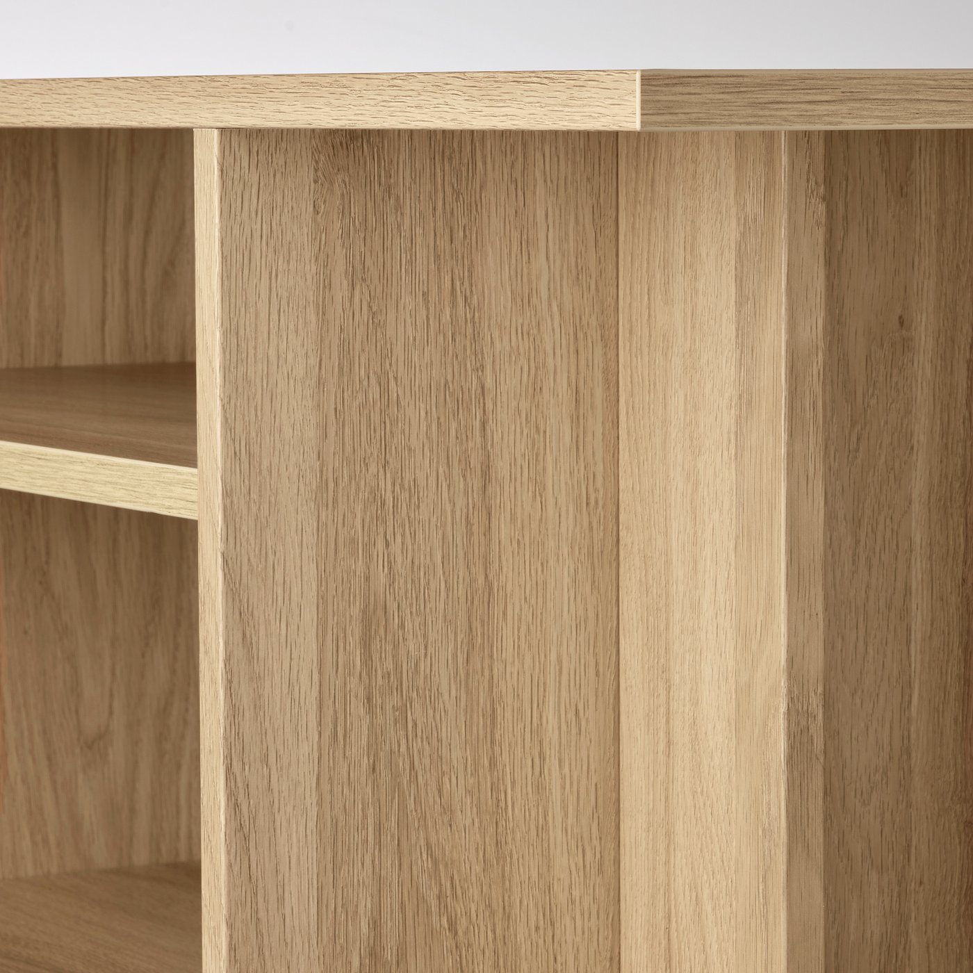 Столик IKEA HOLMERUD, імітація дуба, 80 × 31 см — фото 5