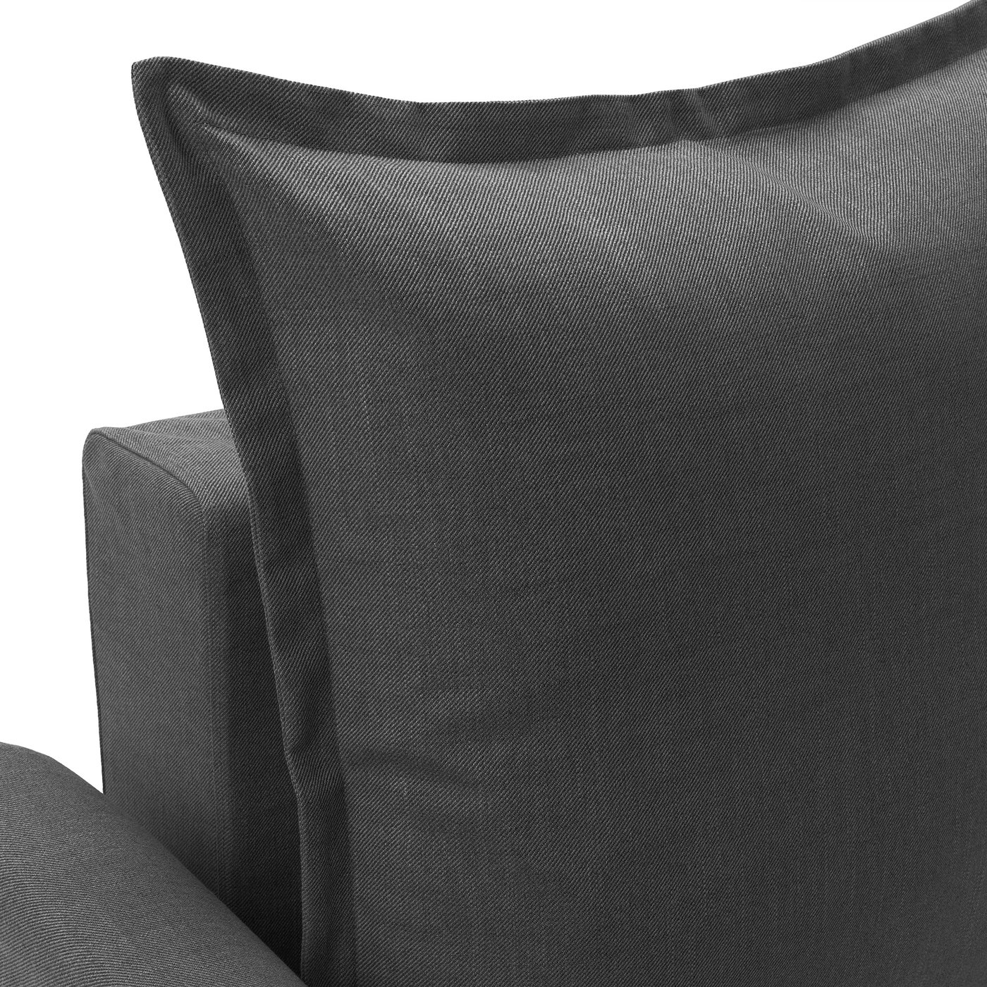 HOLMSUND Rozkładana sofa 3osobowa Nordvalla ciemnoszary IKEA