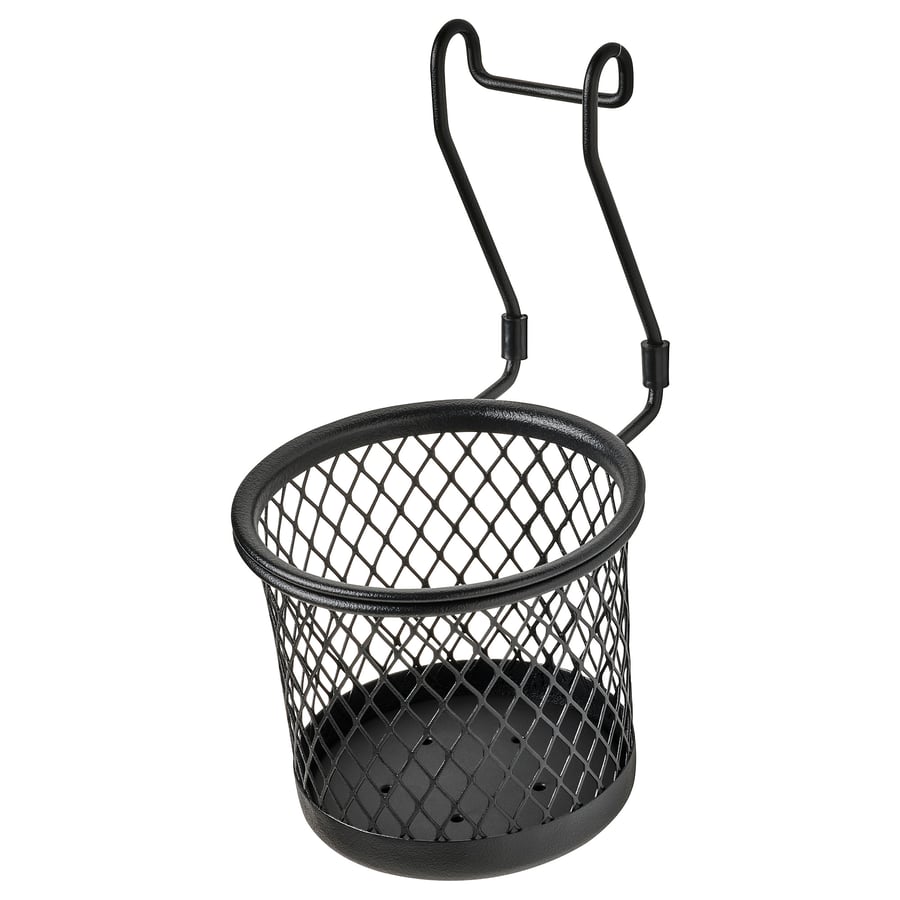 HULTARP trauks, 14 cm,  melnā krāsā/režģis