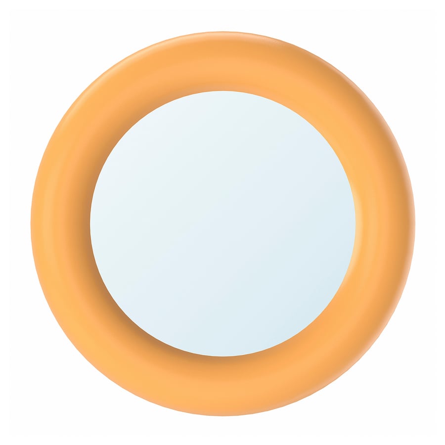 HUMLESJÖN, spogulis ar piesūcekni, oranžā krāsā
