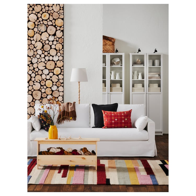 HYLTARP sofa 3osobowa, Hallarp biały IKEA