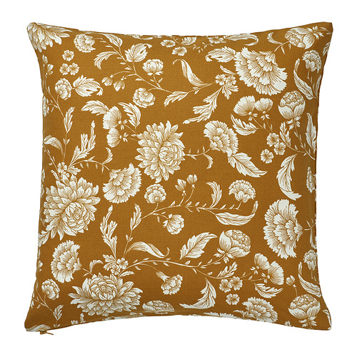 IDALINNEA - poszewka, 50x50 cm, żółtobrązowy