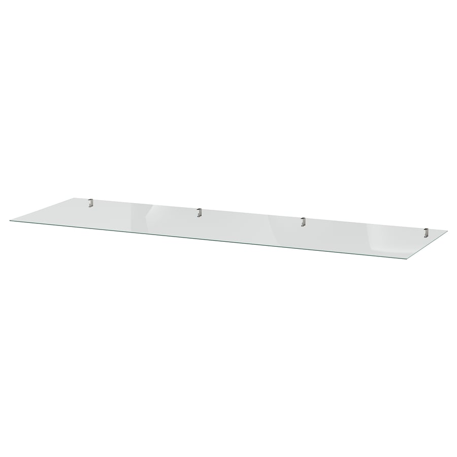 IDANÄS Stikla virsma - caurspīdīga 162x50 cm Guļamistabas kumodes