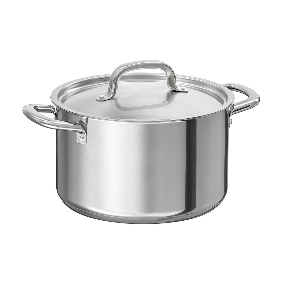 IKEA 365+ katls ar vāku  14x Ø22 cm nerūsējošais tērauds