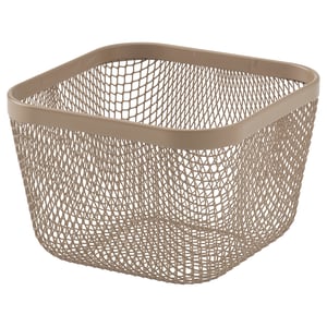 IKEA 365+ Кошик для продуктів - метал/світлий сіро-коричневий 14x14x10 см