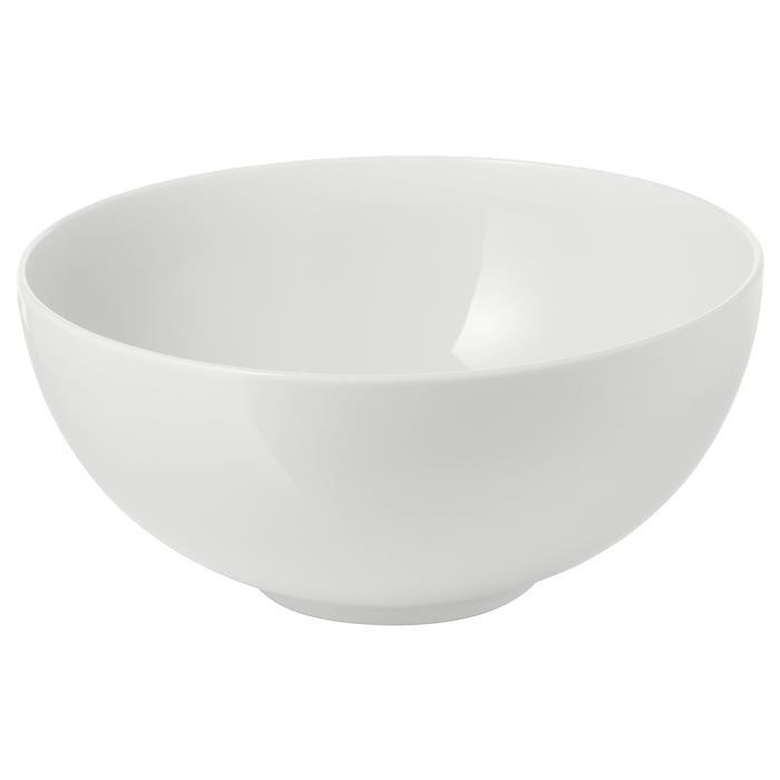 IKEA 365+ Миска, заокруглені боки білий 22 см