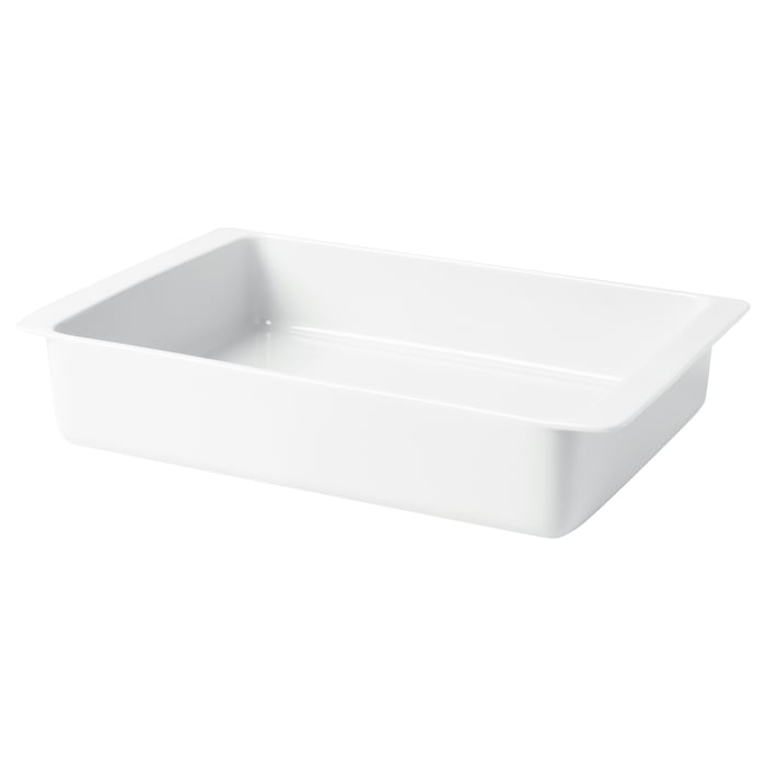 IKEA 365+ Жаростійкий посуд, білий, 38x26 см