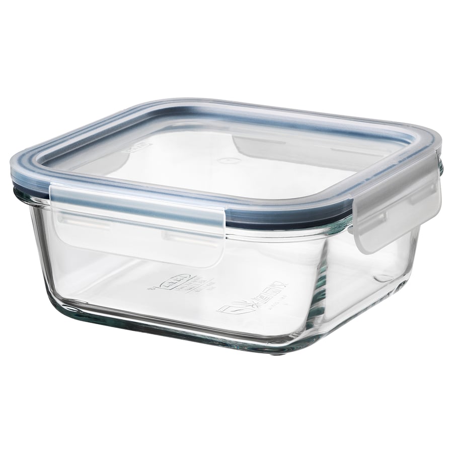 IKEA 365+ kaanega toidumahuti, ruut klaas/plastik