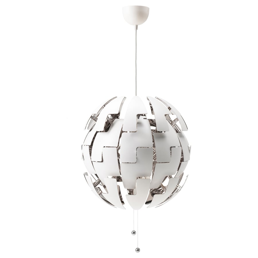 IKEA PS 2014 laelamp, valge/hõbedane, 52 cm