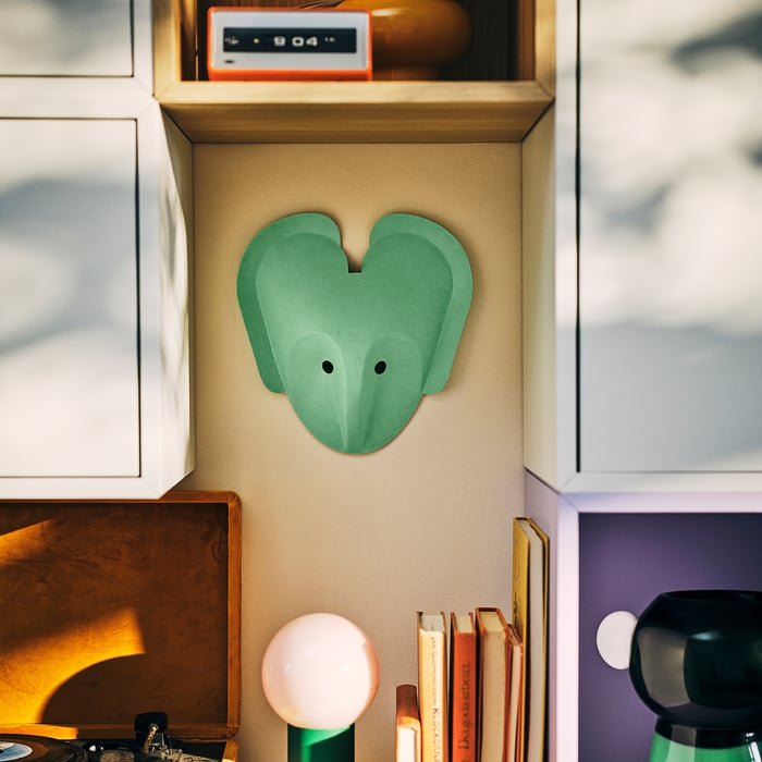 IKEA PS 2026 Настінний декор, зелений 25 см, фото 3