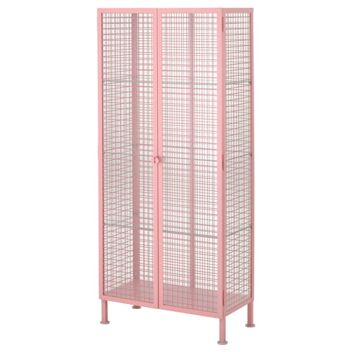IKEA PS 2026 Вітрина - світло-рожевий 73x36x160 см