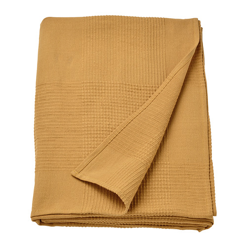 INDIRA - narzuta, 230x250 cm, żółtobeżowy