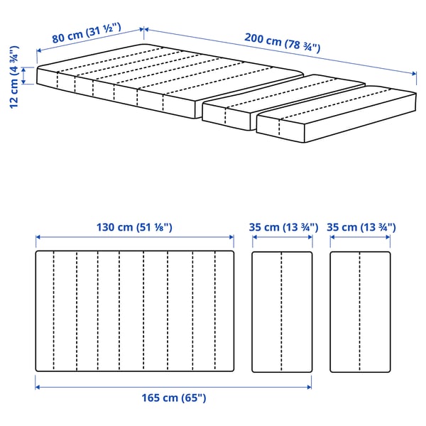 Ilustracja z wymiarami dla produktu: INNERLIG.