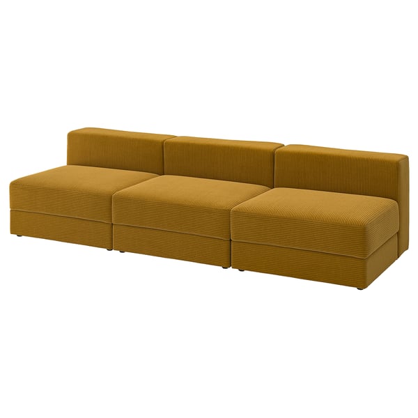 JÄTTEBO 4,5 osobowa sofa modułowa, Samsala żółtobrązowy