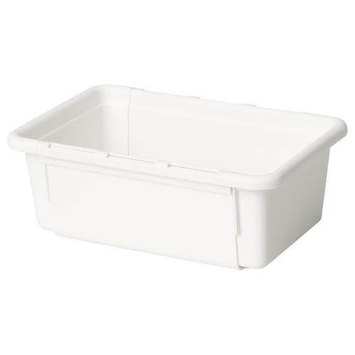 KACKLA Розсувний контейнер - білий 18-28x13 см