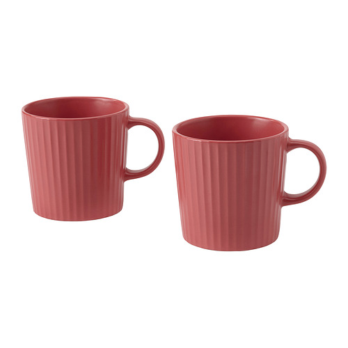 KEJSERLIG - kubek, 30 cl, ciemnoróżowy