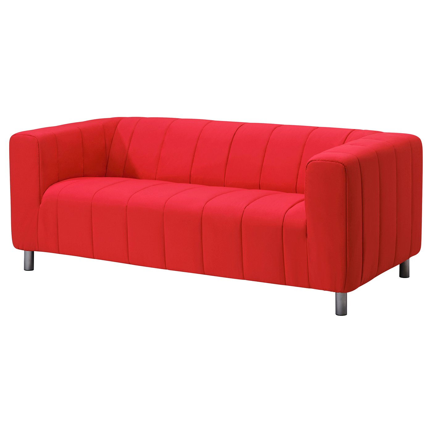 KLIPPAN Sofa 2-osobowa - Långban jaskrawoczerwony