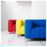 KLIPPAN Sofa 2-osobowa, Långban jaskrawożółty