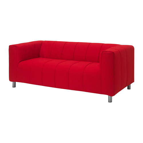 KLIPPAN Sofa 2-osobowa - Ransta czerwony - IKEA