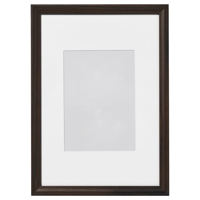 KLOTKÖRSBÄR Рамка, іміт. дуба/темно-коричневий, 21x30 см