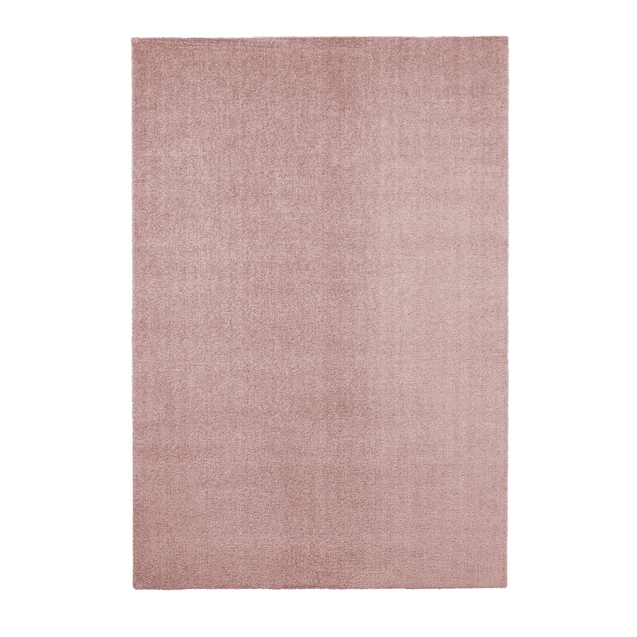 KNARDRUP paklājs ar īsām plūksnām, gaiši rozā krāsā, 133x195 cm