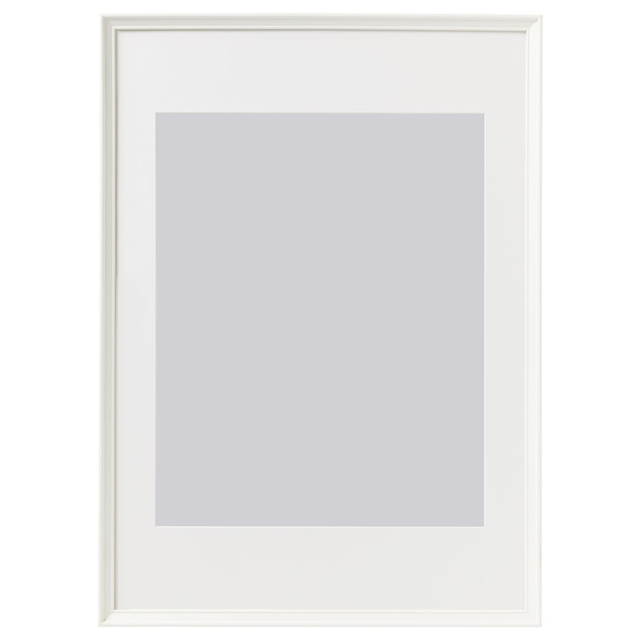 KNOPPÄNG rāmis, 50x70 cm,  baltā krāsā
