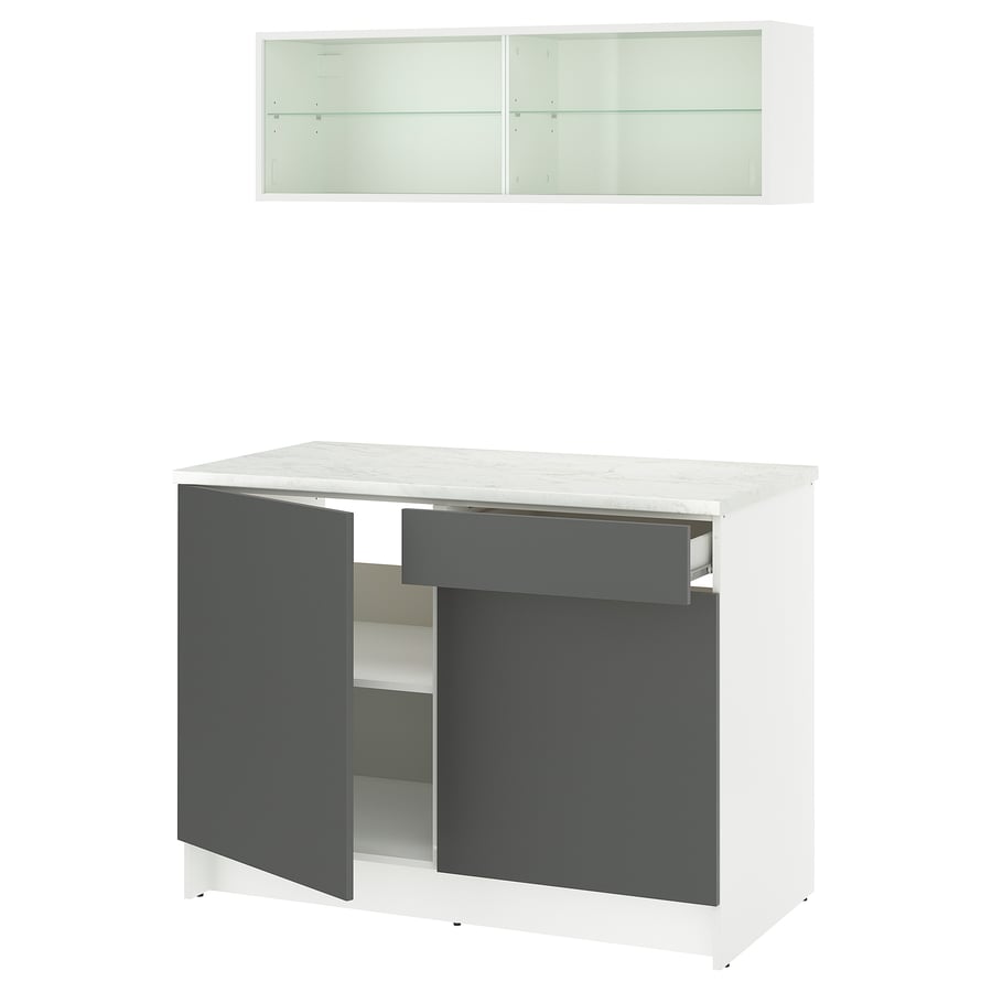 KNOXHULT köök, tumehall, 120x61x220 cm