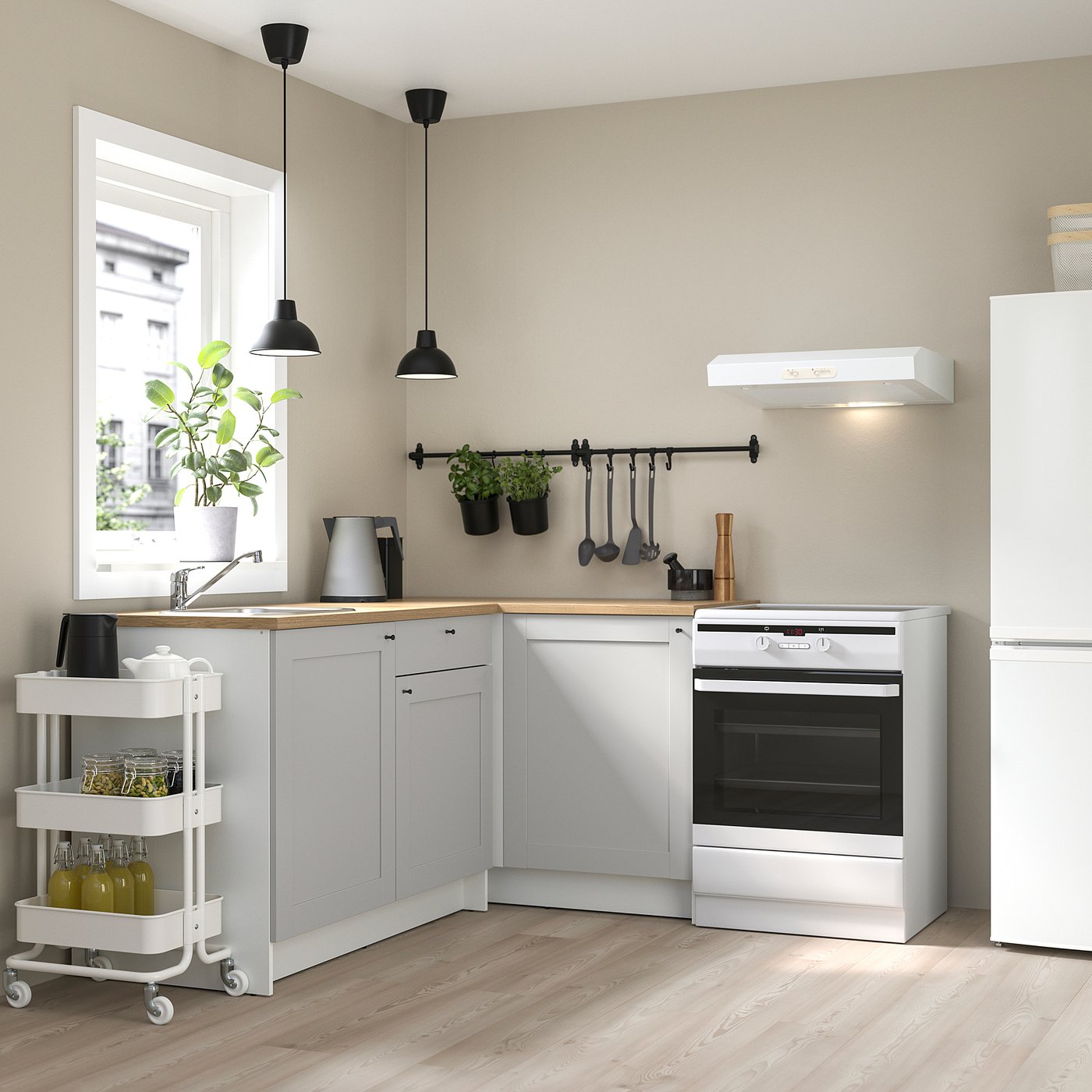 Zestawy kuchni modułowych KNOXHULT - pełna zabudowa - IKEA