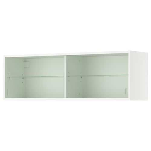 KNOXHULT Настінна шафка з розсувними дверцятами - білий 120x29x37.5 см