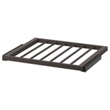 Wieszak na spodnie KOMPLEMENT,, metalowy, prostokątny, z listwami dla łatwego dostępu.