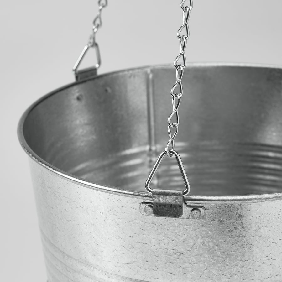KORKGRAN, iekarams puķupods 27 cm, lietošanai telpās vai ārā/cinkots, 27 cm