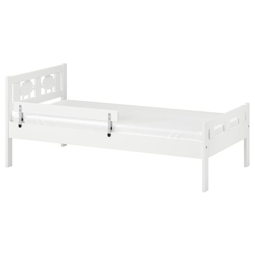 KRITTER Каркас ліжка з ламельним дном - білий 70x160 см